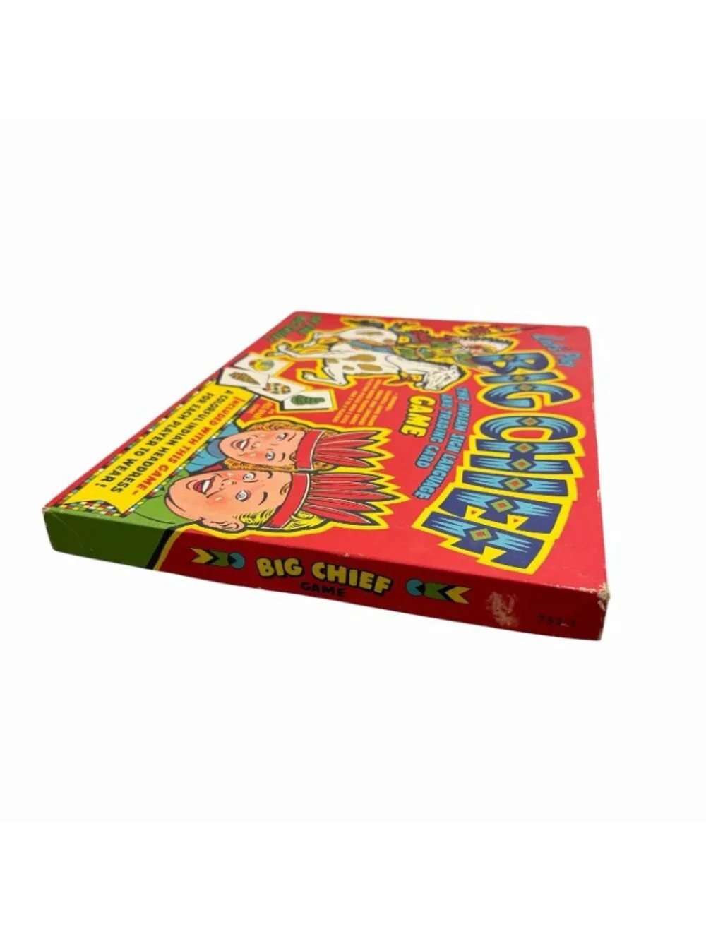 Vintage Let’s Play Big Chief Board Game Indian Sign Language- Complete!
